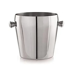 New Bar <b>Accessories</b> Beverage Tub Simple Design Solid Stainless Steel <b>Drinkware</b> Champagne Wine Cooler Ice Basket for Club & Bar - Product Image 1