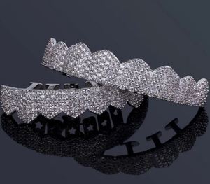 Grillz Hip Hop Personnalisé en Argent Sterling 925 et Or 10K 14K avec Poussière de Diamant Blanc, Pendentifs et Breloques, Plaqué Or, pour Fêtes, avec Coupes Gratuites - Product Image 4