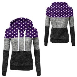 Top Venta de Color Sólido Mejores Fabricantes Slim Fit Mujeres Sudaderas con capucha Venta al por mayor de la etiqueta privada Sudaderas con capucha de las mujeres de gran tamaño - Product Image 6