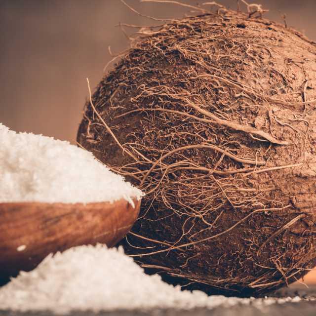 fabric flower coconut