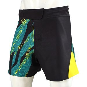 Shorts de boxe, de kickboxing et de Muay Thai pour hommes, impression par sublimation professionnelle, respirants, séchage rapide, design personnalisé, OEM, vêtements de combat MMA - Product Image 6