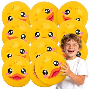 Divertido Pelota de Playa Inflable con Forma de Pato, 16 Pulgadas, PVC, Juguete para Piscina, Amarillo, Juegos Acuáticos, Recuerdos para Fiestas de Verano - Product Image 1