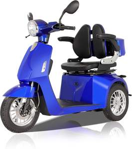 Scooter de movilidad eléctrico de 3 ruedas de alta resistencia para adultos y personas mayores con asiento ajustable. - Product Image 1