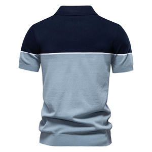 NOVEDAD DE VERANO 2025, POLO de punto de manga corta para hombre, camisas informales de punto con solapa de manga corta para hombre - Product Image 4