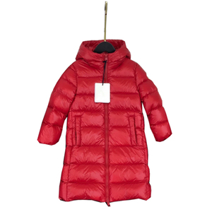 Venta al por mayor personalizar niños Puffer chaqueta negro rojo cremallera cálido pulóver niños burbuja chaqueta de invierno - Product Image 3
