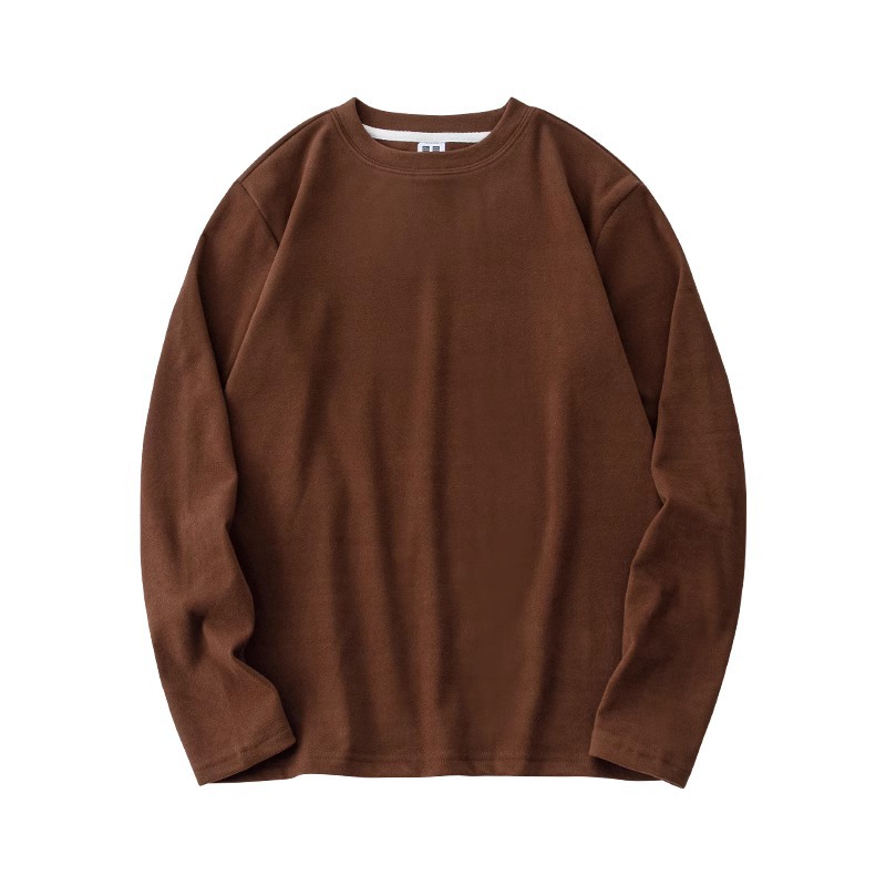 [German velvet][Round neck] Brown