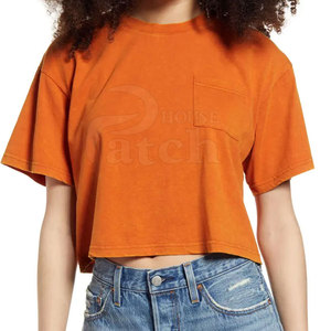 เสื้อยืดครอปท็อปผู้หญิงลำลอง ทรงสั้น ทันสมัย ใส่สบายในฤดูร้อน สไตล์แฟชั่นสตรีทลุค - Product Image 2