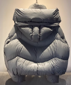 Veste d'hiver longue matelassée personnalisée pour femme, avec doublure en lin respirante et col, vente en gros OEM 2026, échantillon gratuit - Product Image 5