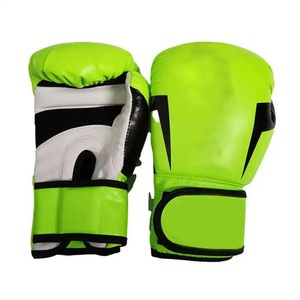 GAF Gants de boxe en cuir de sparring personnalisés de haute qualité Gants d'entraînement en cuir brillant à la mode OEM prix de gros d'usine - Product Image 1