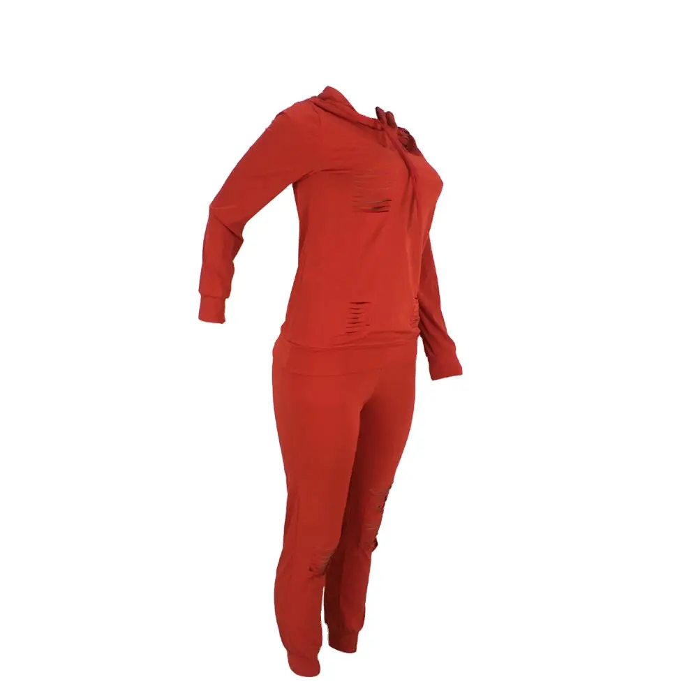 New Style Top Quality Hoodie And Joggers With Hood Fashionable Track Suit For Women And Girls