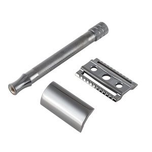Reusable High Quality Stainless Steel Safety <b>Razors</b>-Stylish Design Durable Construction <b>Single</b> <b>Blade</b> Made in Pakistan - Product Image 1