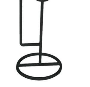 Bougeoir enduit de poudre noire facile Portable métal fil photophore bougeoir fêtes de noël éclairage bougeoir ventes - Product Image 6