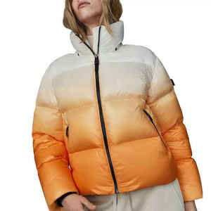 Women's Plus Size Imported Quilted Puffer Jacket Zip-Up Hooded Oversized Lightweight Padded Waterproof Breathable Regular Coat - Product Image 1