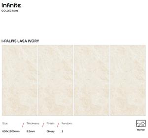 Carreaux anciens de haute qualité, classiques indiens, 600x1200 mm, carreaux de sol brillants, antidérapants, en porcelaine, pour salle de bain, salon, balcon - Product Image 3