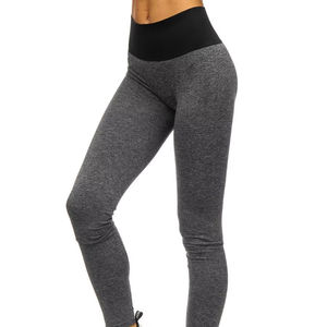 Leggings de gymnastique hauts personnalisés pour les femmes confortables Polyester Spandex tricoté extensible avec des conceptions personnalisées respirantes fiables - Product Image 1