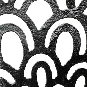 Cuenco decorativo de aluminio hecho a mano, decoración artística negra para el hogar, centro de mesa, frutero, escultura de Metal, diseño moderno, regalo único - Product Image 5