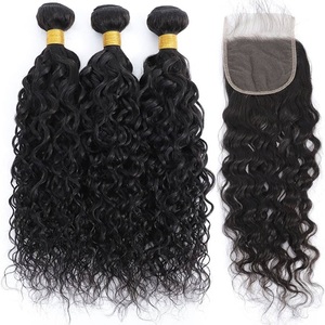 Indian Human Hair Super Double Drawn 12A Grade Bouncy Bone Straight Virgin Human Hair <b>Extensions</b> - Product Image 1