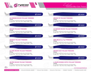 Fabricant et fournisseur de pinces d'extension de cils légères en acier inoxydable japonais - Product Image 5