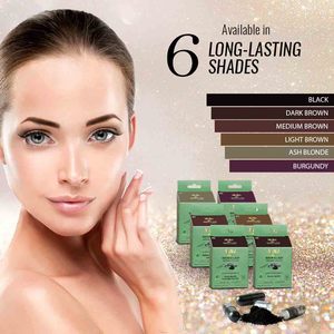 Directo de fábrica, cápsula para cejas 100%, tinte Natural para cejas y pestañas, 6 tonos disponibles, aprobado por la UE, Kit de colores potenciadores de pestañas para cejas - Product Image 6