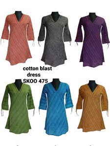 Nuevo vestido bohemio para mujer, moda de algodón, artículo Baba llamativo, botón de encaje, decoraciones con cremallera, transpirable y elegante - Product Image 4