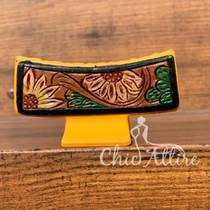 กิ๊บหนีบผมทำมือแบบตะวันตกที่หนีบผมหนังอุปกรณ์เสริมสำหรับผม - Product Image 1