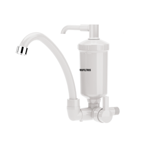 Purificateur d'eau mural blanc avec robinet mobile |   ISO 9001 INMETRO |   Portaria 888 ANSI NSF 61 Brésil - Product Image 1