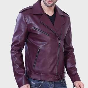 Chaqueta de Motociclista de Cuero Genuino Impermeable para Hombre, Nueva Moda, Chaqueta de Moto Personalizada para Invierno - Product Image 4