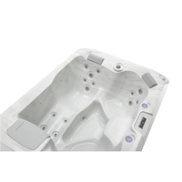 Nouveau design Baignoire de luxe Balboa Gecko Family Three People Massage Outdoor Smart Whirlpool Spa Small Hot Tub