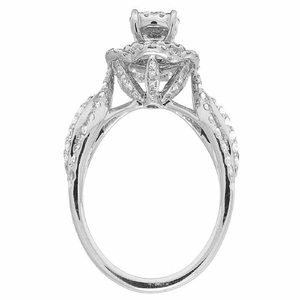 Bague Classique Élégante en Argent S925 avec Moissanite et Diamants Sertis en Grappe, Style Iced Out, pour Femme, Cadeau de Fiançailles ou de Fête - Product Image 4