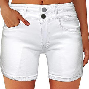 Shorts de Mezclilla Blancos para Mujer, Alta Calidad, Nuevo Estilo Moderno con Botones, Precio Bajo, Servicio OEM - Product Image 5