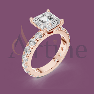 14K Fashion <b>Statement</b> <b>Ring</b> for Girls Modern Style - Product Image 1