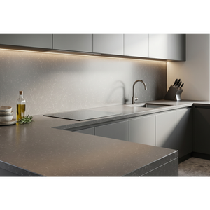 <b>Best</b> Sell Karia Carrara 2cm 3cm Polished Quartz Slab Kitchen Countertop For Bulk Commercial Construction Use - Product Image 1