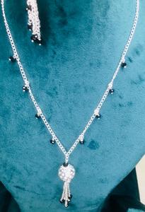 Ensemble de bijoux faits à la main pour filles/femmes boucles d'oreilles en forme d'aile en plaqué argent et rhodium livraison 24 heures cadeau de mariage parfait - Product Image 5