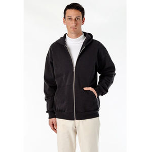 14OZ. Sweat-shirt à capuche en polaire avec fermeture éclair, prix de gros, prix de gros, bonne fabrication - Product Image 1