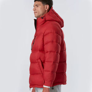 OEM 2025 ligero acolchado puffer holgado de gran tamaño con capucha abajo chaqueta para hombre al por mayor cómodo transpirable Puffer chaquetas - Product Image 3