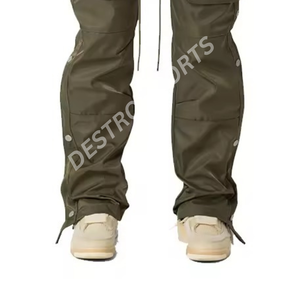 New Unisex <b>Cargo</b> Pants Regular Fit Straight Style Solid Color <b>Work</b> Wear Joggers Canvas Softshell Waterproof Breathable Casual - Product Image 6