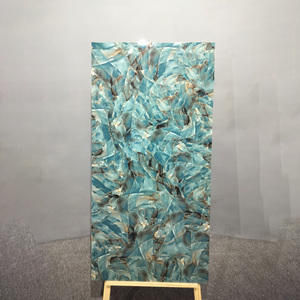 Carreaux de porcelaine émaillée polie de luxe de la meilleure qualité 600x1200mm Carreaux de dalles de sol et de mur intérieur super brillants - Product Image 5