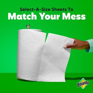 Bounty Quick-Size <b>Paper</b> Towels White 8 Family Triple Rolls 27 Regular Rolls - Product Image 6