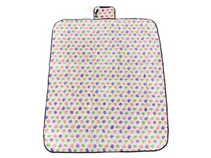 Tapis de pique-nique en polyester double face imprimé de logo douanier nouveauté créative pour voyage plage camping imperméable fabriqué en Inde - Product Image 5