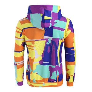 Sudadera con capucha de sublimación para hombre de estilo callejero informal con tela suave y cómoda y aspecto elegante, lo mejor para trajes diarios - Product Image 3