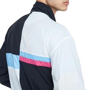 Ensemble de survêtement de sport personnalisé de haute qualité, couleur unie, bloc de couleur, 100% polyester, coupe-vent, jogging en nylon pour hommes - Product Image 6