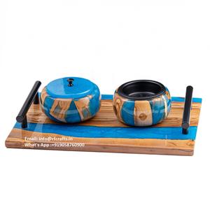 Quemador de incienso de resina de madera hecho a mano, elegante soporte Oud Bakhoor, función de bobina segura, difusor de aromaterapia para Medkhan - Product Image 5