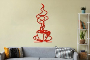 Décoration murale en métal design, sculpture en fer artisanale de qualité supérieure, élégante décoration murale pour les maisons modernes - Product Image 6