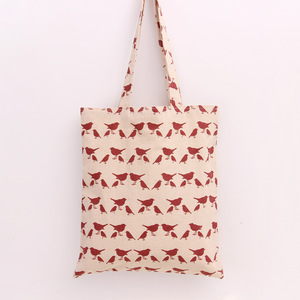 Vente en gros de sacs à provisions réutilisables bon marché avec logo imprimé personnalisé sac fourre-tout en toile de coton blanc uni - Product Image 4