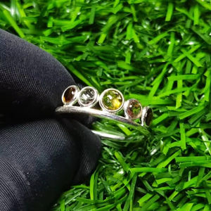 925แหวนเงินแท้ขอบชุบโรเดียมหลากสีขนาด1.52กรัมสำหรับงานปาร์ตี้ - Product Image 3