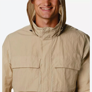 Veste coupe-vent de sport pour hommes de haute qualité nouveau Design veste de pluie pour toile de printemps avec décoration brodée - Product Image 5
