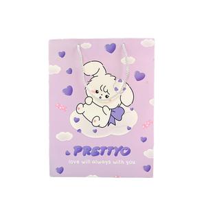 Sac en papier cadeau de luxe personnalisable Prettyo, sacs d'emballage élégants et écologiques avec poignée pour boutique, shopping (Style 01) - Product Image 4