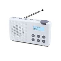 Radio portable DAB+/DAB/FM DB-23 avec batterie au lithium de 1200 mAh, peut fonctionner pendant 8 heures à niveau sonore moyen