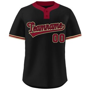 2021 professionnel personnalisé Dryfit tissu maille Baseball Jersey meilleure vente vêtements de sport respirant grande taille amical en gros - Product Image 6