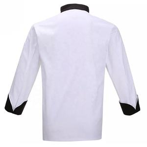 Custom OEM/ODM Designs Hotel-Restaurant Chef Ropa Uniformes Fábrica-Venta al por mayor Hombres Mujeres Chef Abrigo Chaquetas Uniformes - Product Image 2